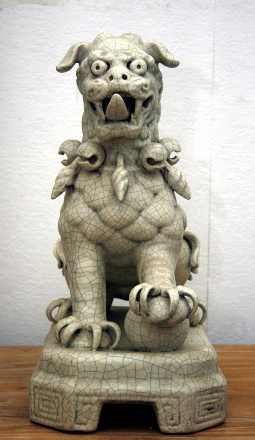 Vintage Keramische Foo Dog – Bondia Ceramicas (Manises, Spanje) – Jaren '60/'70 – decoratieve objecten (photo 2 of 11)