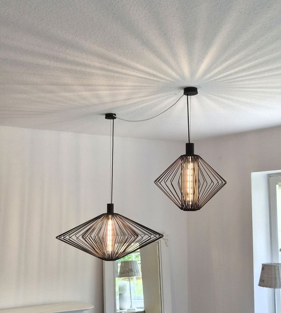 Wever & Ducré WIRO DIAMOND 2.0, Design Pendant lamp in Black, Metal (photo 3 of 5)