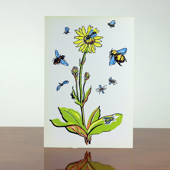 Image 1 of Vintage Czechoslovakian Pop Art Style Wall Panel (1960s)