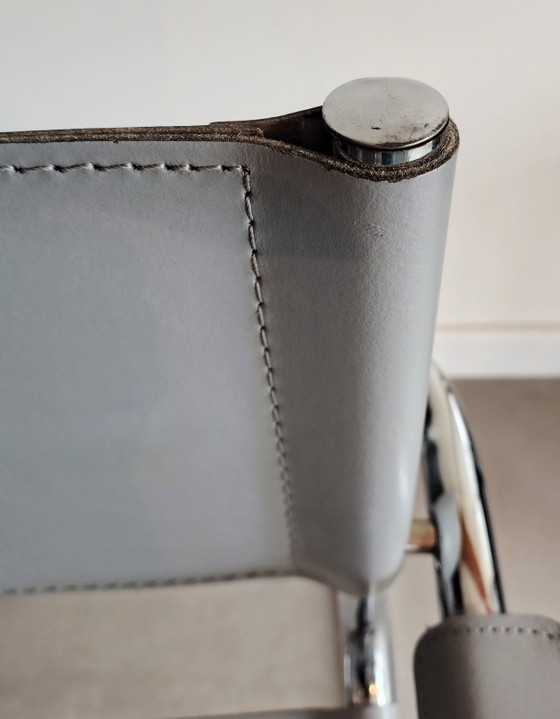 1x Slede Stoel S34 – Stoelen / fauteuils, Leather, Metal (photo 10 of 15)