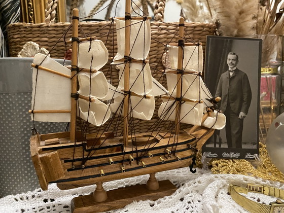 Image 1 of Retro vintage sailboat