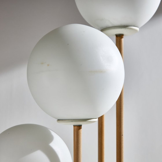 Image 1 of MK10053 Metal and glass floor lamp
