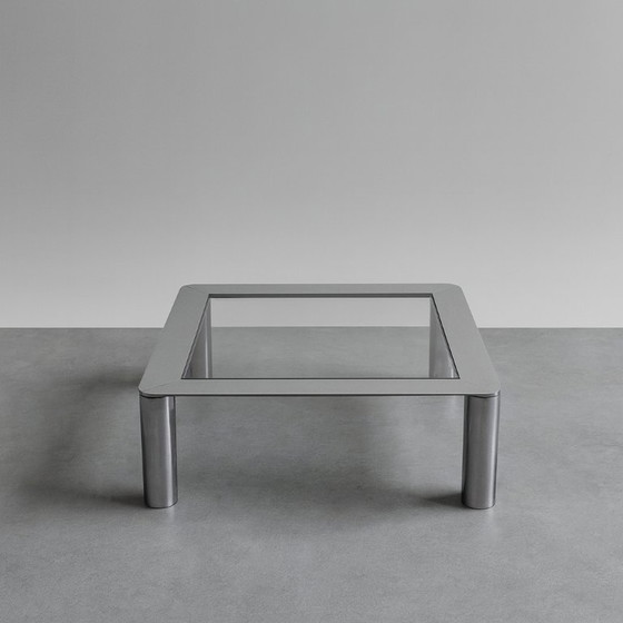 Image 1 of Table basse Space Age en chrome Cinova