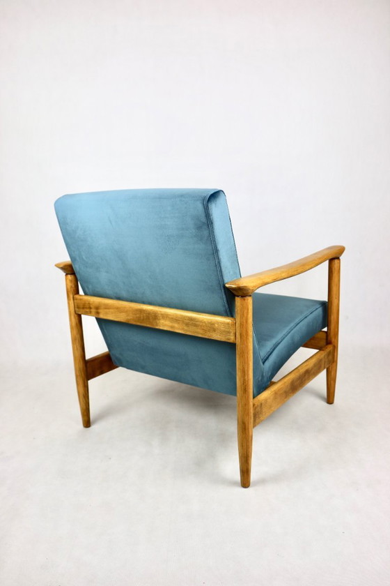 Image 1 of Blue Ocean GFM-142 Armchair attributed to Edmund Homa, 1970s