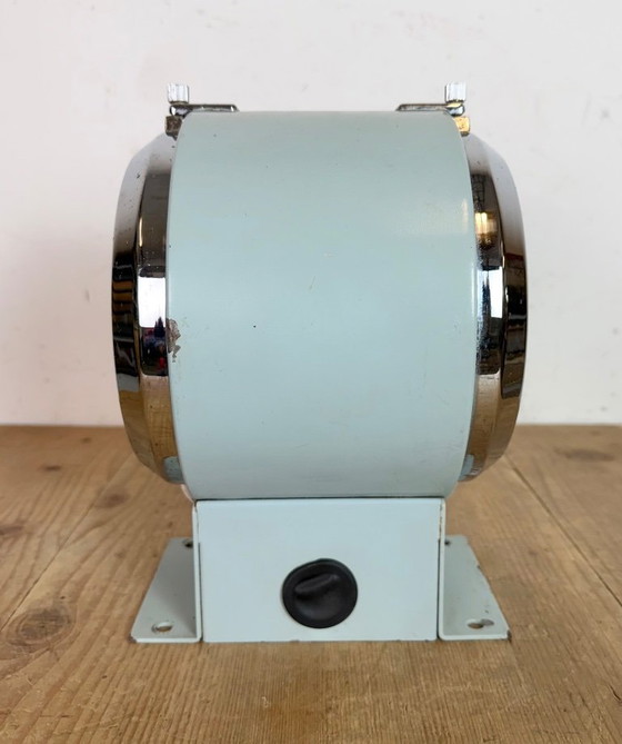 Image 1 of Vintage grijze Seiko Maritime dubbelzijdige wandklok, jaren 80