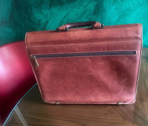 Guy Laroche Paris Vintage : Imposant Cartable Porte-Documents en Cuir - Unisexe – Autres sacs, Calfskin (photo 3 of 12)