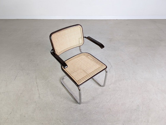 Image 1 of Silla cantilever original Thonet S64V Silla de diseño Marcel Breuer marrón
