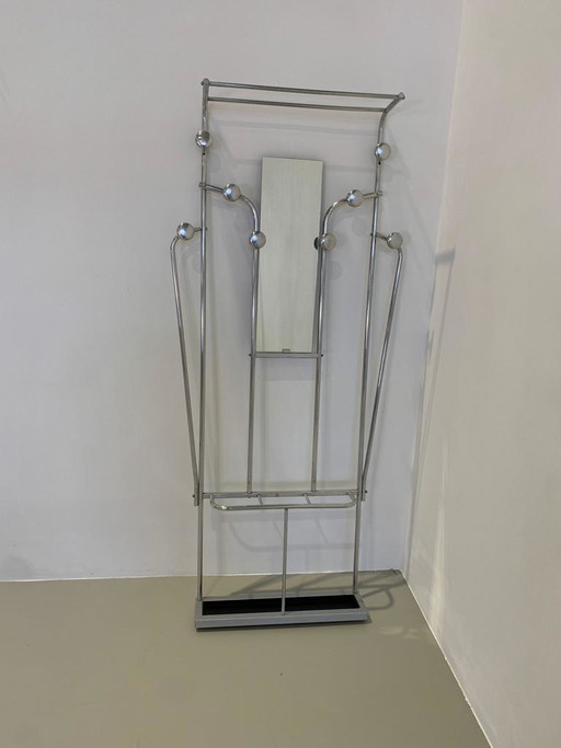 Porte-manteau des années 1950 avec miroir