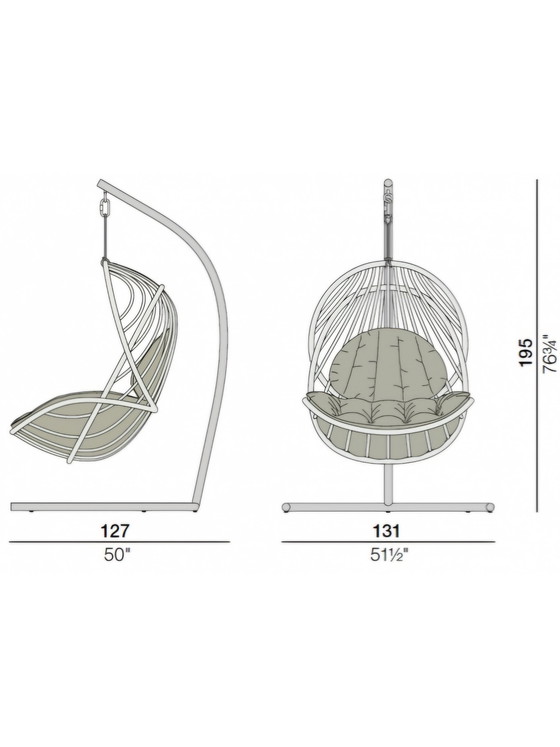 Image 1 of DEDON HÄNGESESSEL KIDA