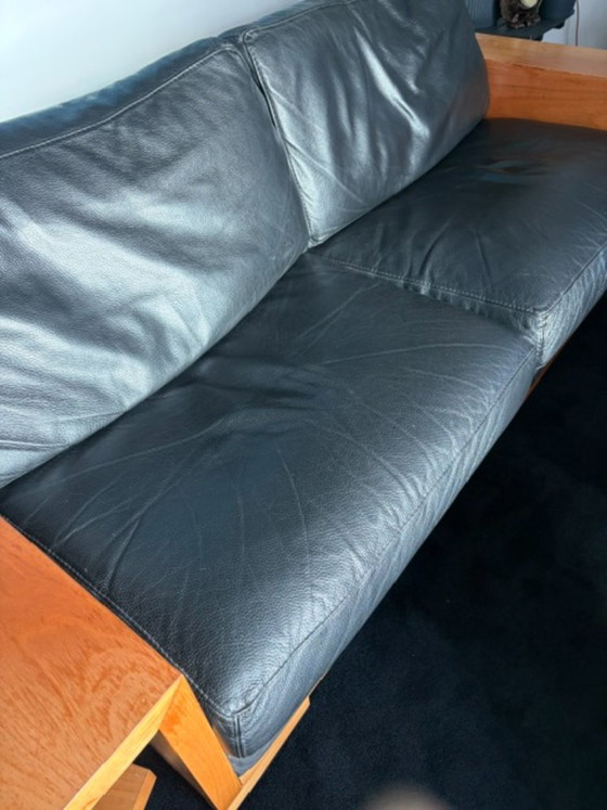 Entracte Sofa by Roche Bobois – 3-5 seaters, Wood, Leather (photo 3 of 6)