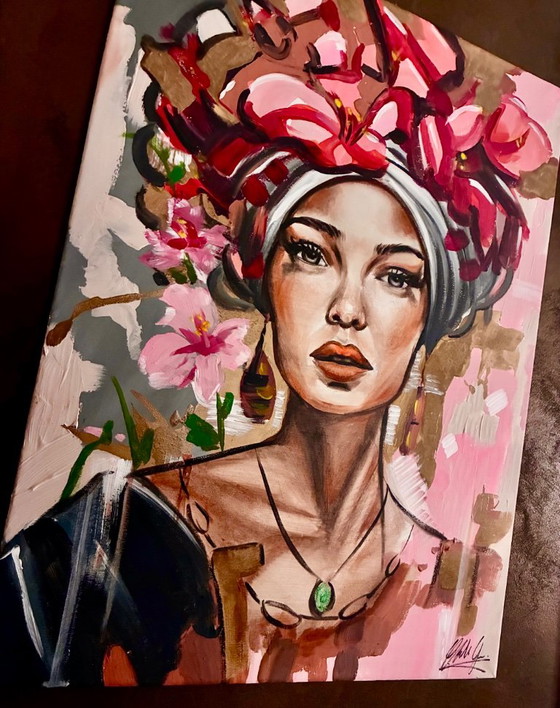 Flowery Thoughts – Paintings & Drawings, Canvas (photo 6 of 10)