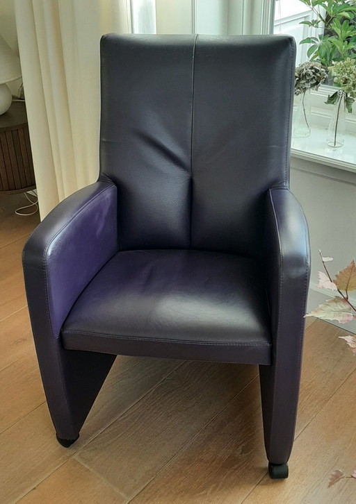 6 comfortabele Leolux stoelen