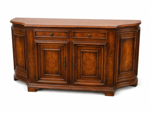 Vintage French Provençal sideboard with 4 doors – high boards, Wood