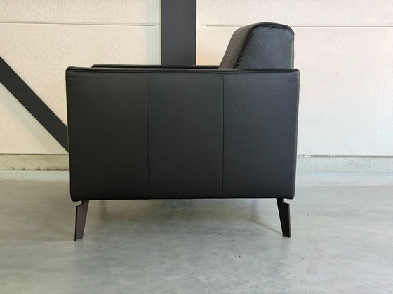 Rolf Benz Freistil 141 Armchair - as new – polished steel, Leather (photo 4 of 12)