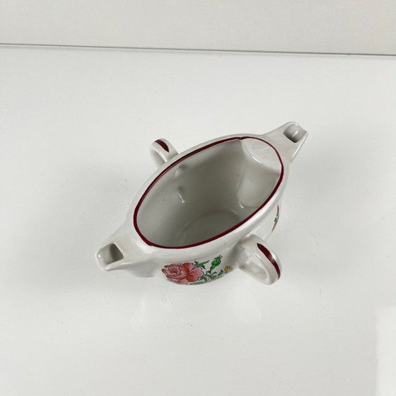 Image 1 of Rare double-spout gravy boat, Réverbère model, by KG Lunéville