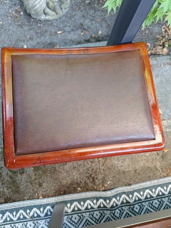 Antieke Pianokruk Draaibaar In Hoogte Piano Kruk – Krukjes, Wood (photo 5 of 6)