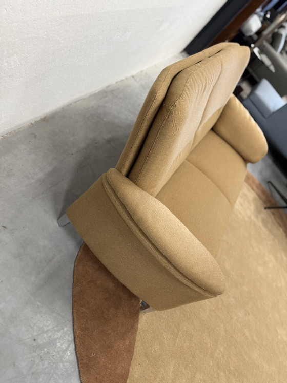 Image 1 of Divano Leolux Castanea 2 posti alto in tessuto sabbia