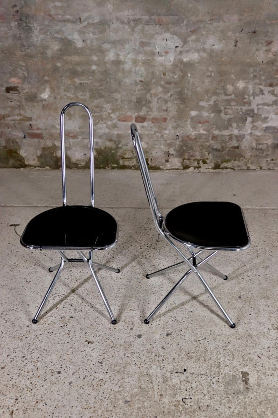 Image 1 of 4x Sedia pieghevole IKEA Isak - Niels Gammelgaard