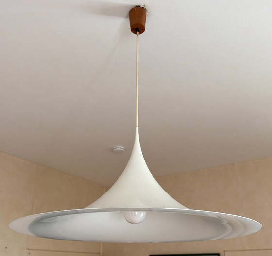 Fog & Mørup Semi Maxi Ø70 Pendant – Bonderup & Thorup – 1970s – Pendelleuchten, Metal (photo 3 of 5)
