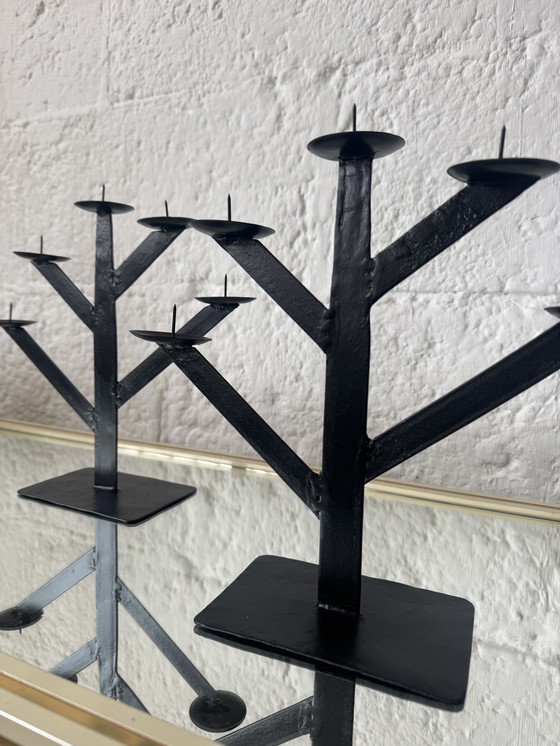 Image 1 of Lampadari in ferro battuto, stile Habitat anni '80