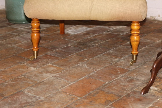 Set Van 2 Easy Armchairs – Fauteuils, Textile, Wood (photo 3 of 5)