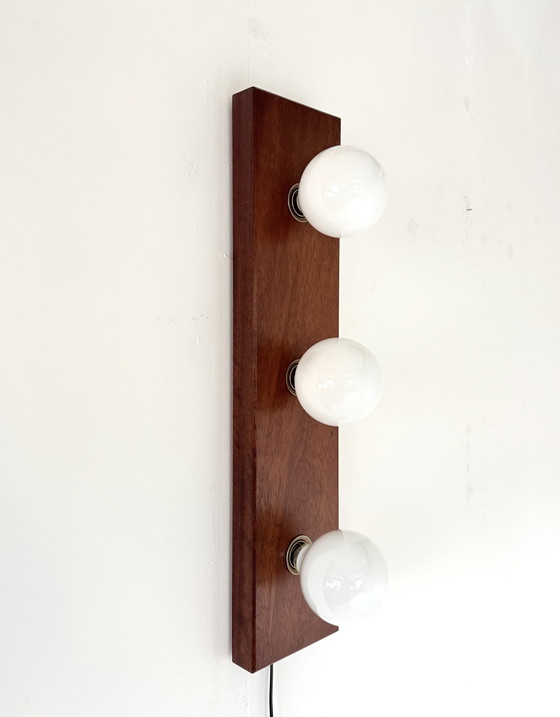 Image 1 of Vintage teak wall lamp, 1970s