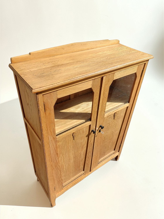 Image 1 of Antiker Schrank der Amsterdamer Schule, Art-Deco-Bücherregal