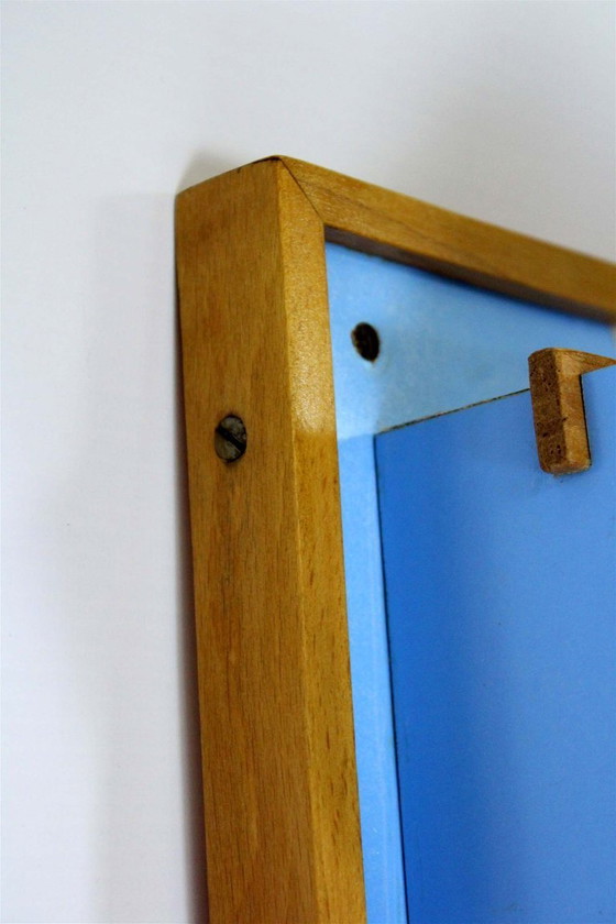 Image 1 of Restored Vintage Geometric Coat Rack from Drevokov Blatna, 1972