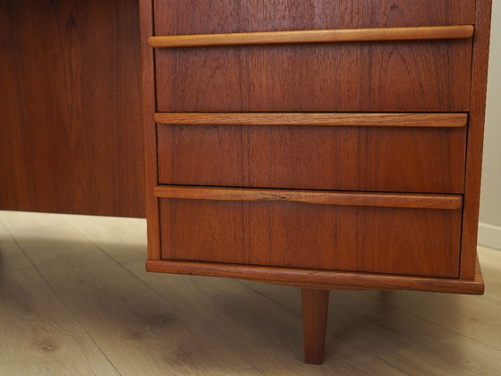 Image 1 of Scrivania in teak, design danese, anni '70, prodotta in Danimarca