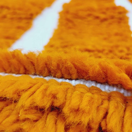 Oranje tapis bérbere ecru à motieven géométriques 250cmx300cm – Vloerkleden en tapijten, Cotton (photo 8 of 9)