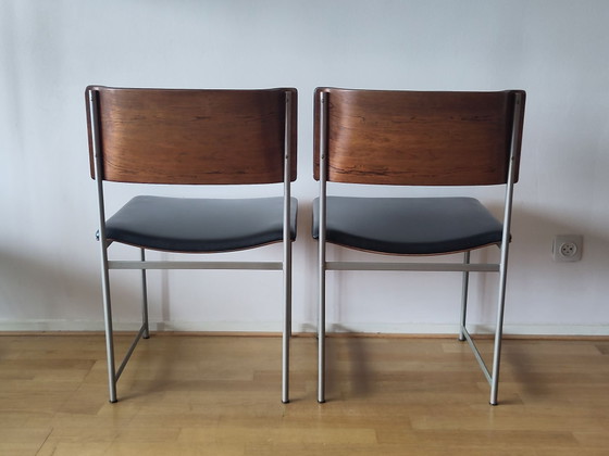 2x Pastoe Sedia da pranzo SM 08 Cees Braakman – Sedie da pranzo, Metallo, Plastica (photo 4 of 15)