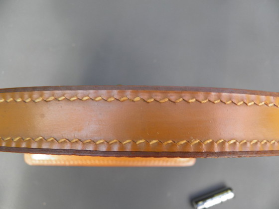 Orologio da tavolo vintage in pelle – Metallo (photo 3 of 5)