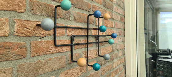 Image 1 of atomic style coat rack, wall coat rack,

ball coat rack, Sputnik era style