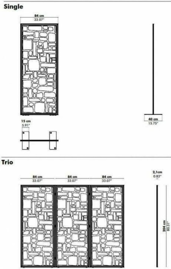 Image 1 of Nieuw - Akoestisch Buzzispace buzzifalls Rain design kamerscherm divider 4-delig