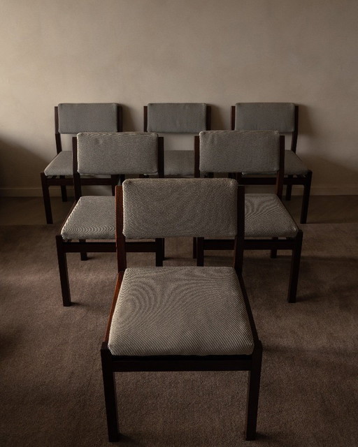 Set di 6 sedie da pranzo Pastoe SA07 – serie giapponese Cees Braakman – anni '60