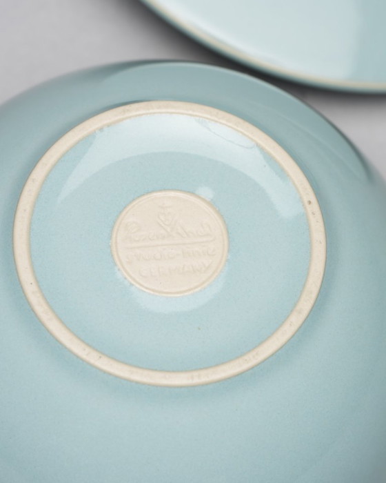 Image 1 of Bol y caja con tapa de porcelana de diseño Rosenthal, Jan van der Vaart, posmodernismo