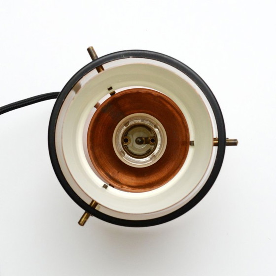 Image 1 of Koperen lamp in Trava-stijl, ontwerp van Carl Thore, jaren 60