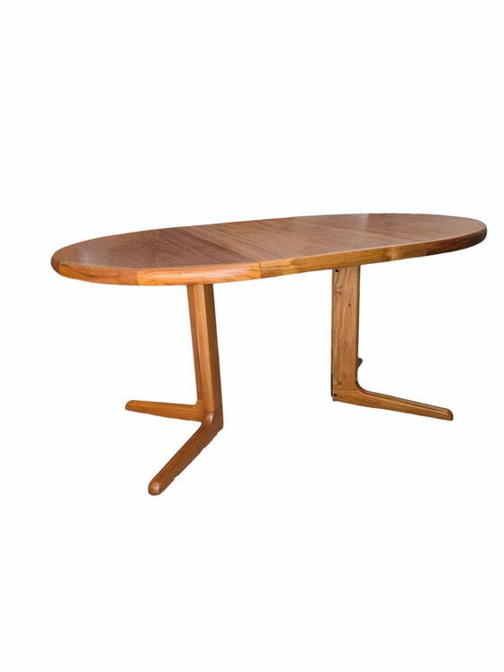 Image 1 of Vintage Danish Teak Extendable Round Dining Table