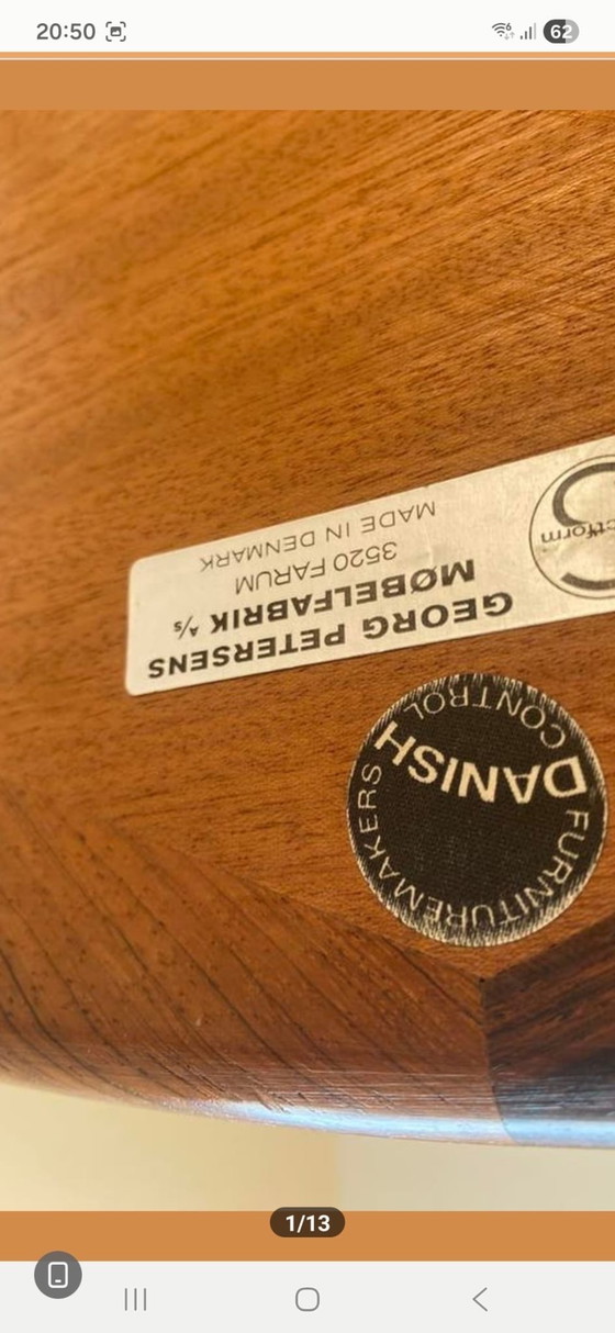 Image 1 of Tavolo e sedie da pranzo di George Petersen