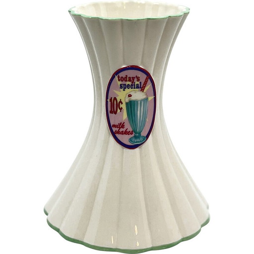 Vase vintage en porcelaine Villeroy et Boch, Allemagne 1980