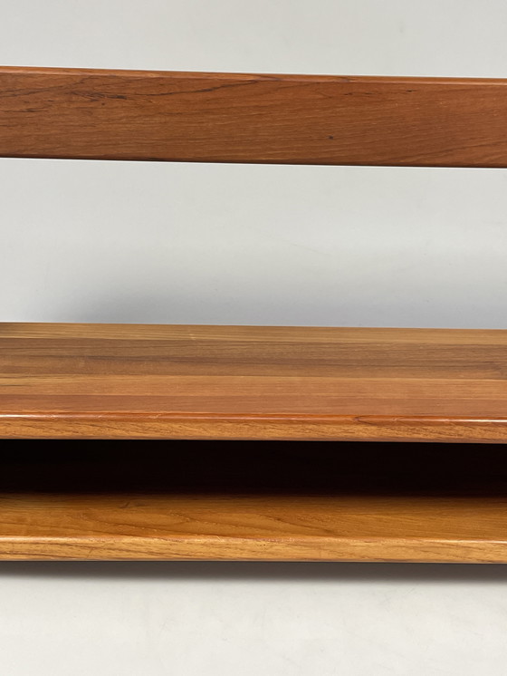 Image 1 of Vintage Wall Shelf, Dyrlund, Solid Teak, Denmark 1970's