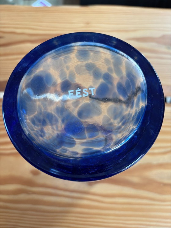 Image 1 of Jarrón de cristal moteado FEST, 33 cm de alto