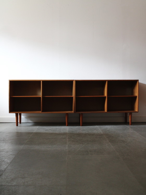 Image 1 of Vintage Deense boekenkast door HG Furniture in eiken