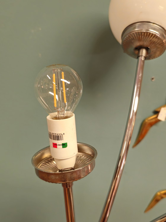 Image 1 of Vintage Bulb Lamp Table Lamp Desk Lamp Bulbs Chrome