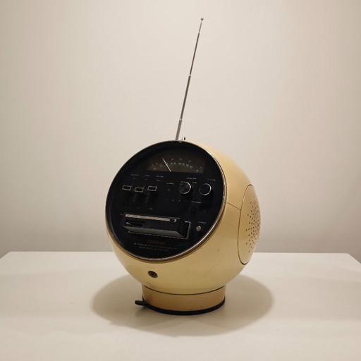 Vintage Weltron 2001 space ball radio 8 track bluetooth