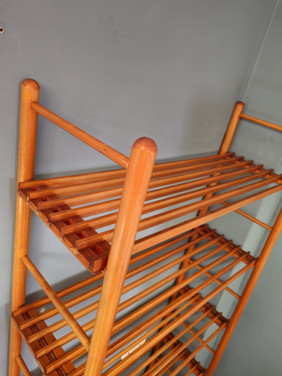 Image 1 of Credenza vintage Willem Lutjens Stokkenkast Scaffale da muro