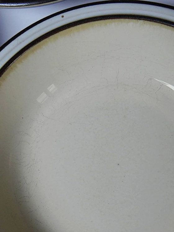 8 ciotole/piatti fondi Denby England in gres vintage anni '80-'90, Stoviglie, Porcellana, Beige (foto 13 di 14)
