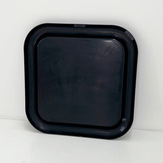 Image 1 of Specchio Delfo nero di Sergio Mazza per Artemide, anni '70