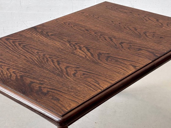 Extendable mid-century dining table in dark wood – 1960s/70s (photo 14 of 15)