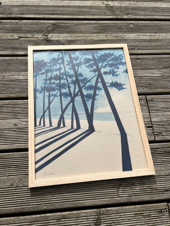 Image 1 of Inchiostro su carta naturale. Dimensioni 30x40cm.